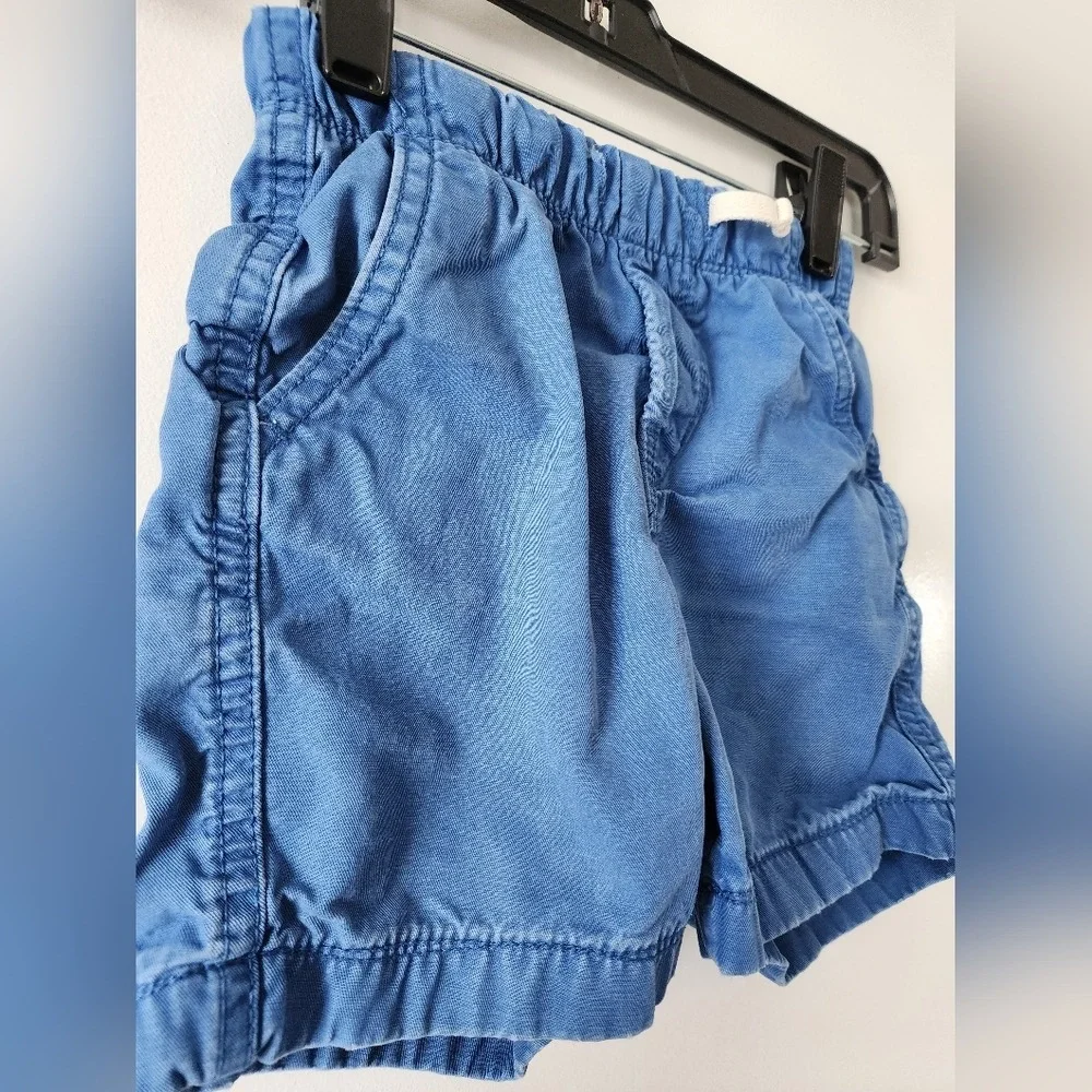 Kid's 2T Blue Shorts Elastic Waist Casual Summer‎ Cargo Playclothes Classic